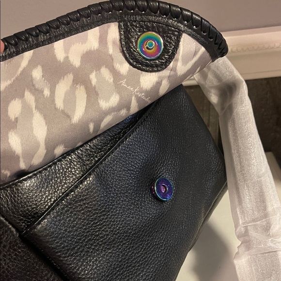 Aimee Kestenberg Black Leather Shoulder Bag - Picture 12 of 15